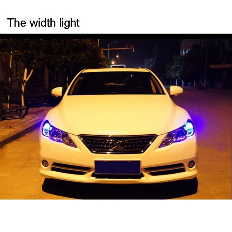 2 PCS T10 3W 160-180LM 2 LED Ice Blue COB LED Decode Car Clearance Lights Lamp, DC12V
