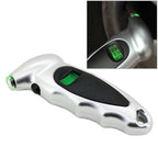 LCD Display Screen Digital Tire Gauge with LED Light, Pressure Range: 0-100PSI, 1/4 inch