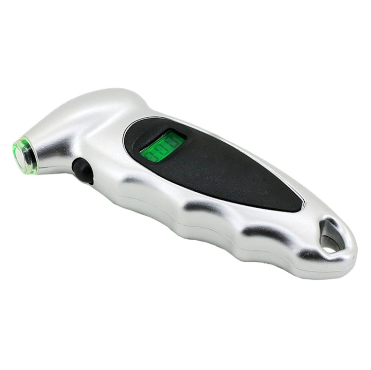 LCD Display Screen Digital Tire Gauge with LED Light, Pressure Range: 0-100PSI, 1/4 inch