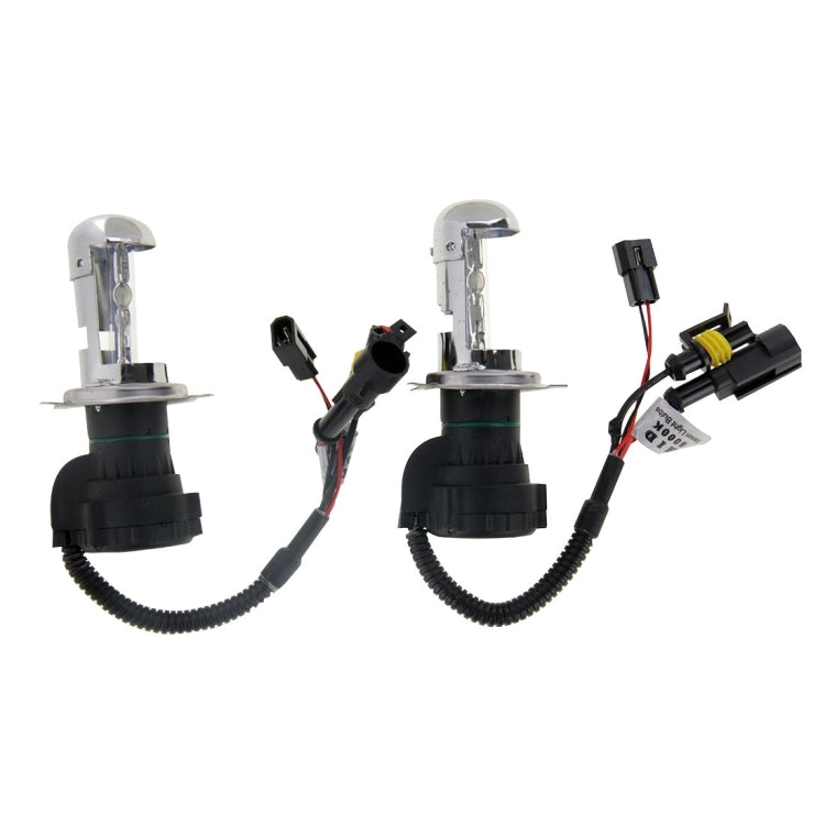 DC12V 35W 9007/9004-3 HID Xenon Light Single Beam Super Vision Waterproof Head Lamp with One Cable, Color Temperature: 6000K, Pack of 2 — 9007