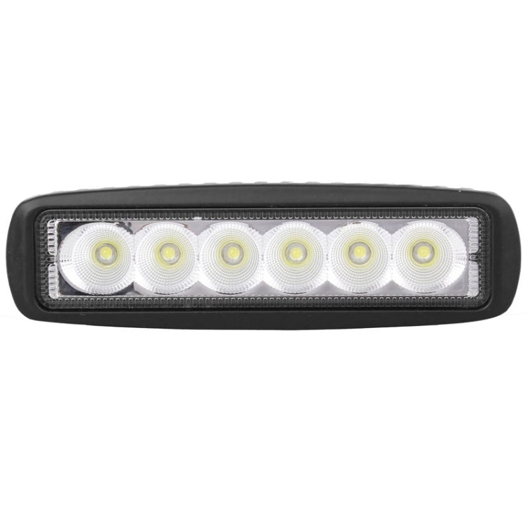 18W 1440LM Epistar 6 LED Car Work Lamp Bar Light Waterproof IP67, DC 10-30V
