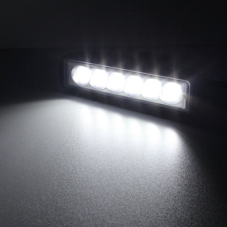 18W 1440LM Epistar 6 LED Car Work Lamp Bar Light Waterproof IP67, DC 10-30V