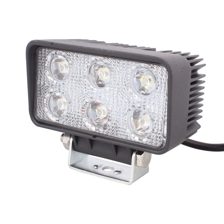 LML-1518 18W 1260-1350LM Epistar 6 LED White 30 Degree Spot Beam Car LED Light Waterproof IP67