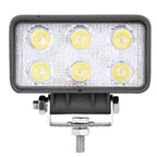 LML-1518 18W 1260-1350LM Epistar 6 LED White 30 Degree Spot Beam Car LED Light Waterproof IP67