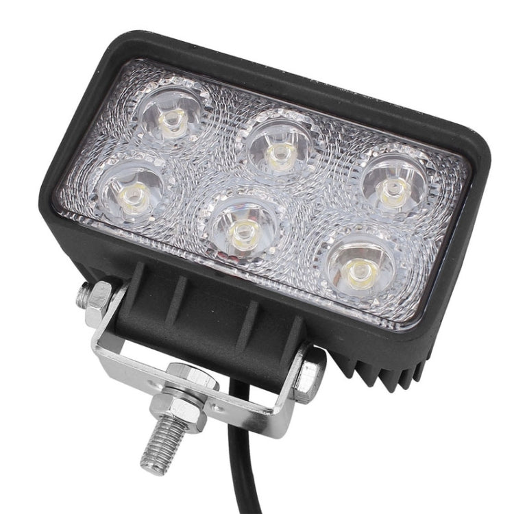 LML-1518 18W 1260-1350LM Epistar 6 LED White 30 Degree Spot Beam Car LED Light Waterproof IP67