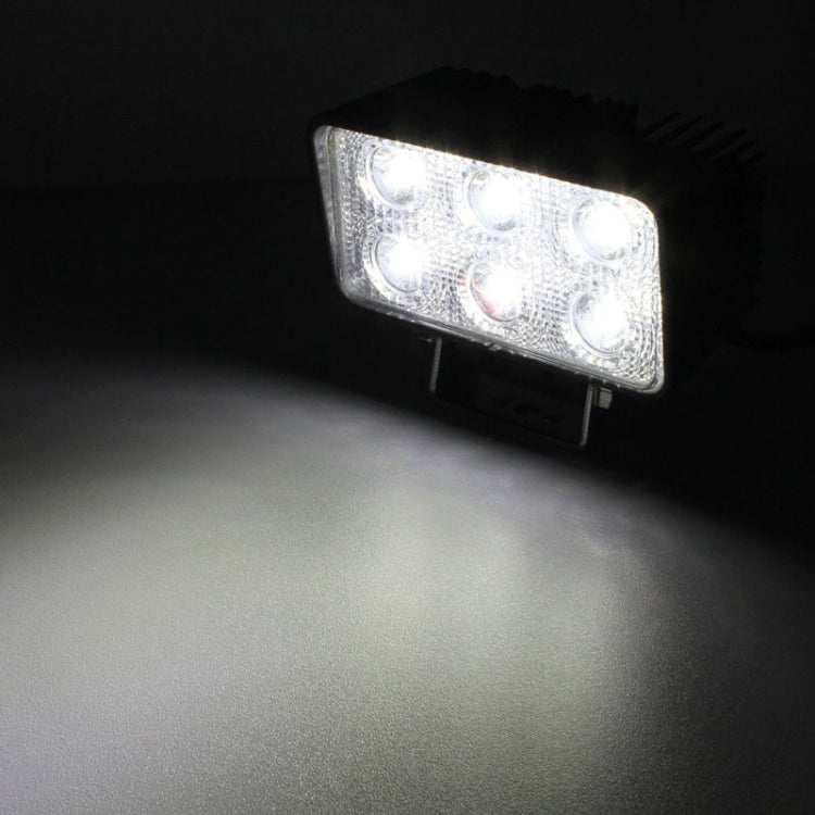 LML-1518 18W 1260-1350LM Epistar 6 LED White 30 Degree Spot Beam Car LED Light Waterproof IP67