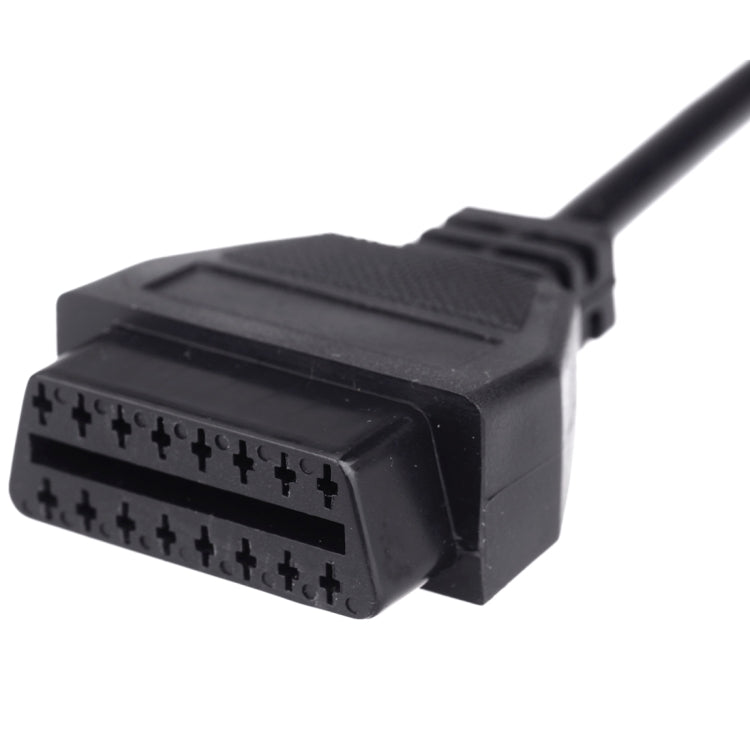 OBDII Adapter Cable for Nissan, Cable Length: 35cm, 16 Pin to 14 Pin