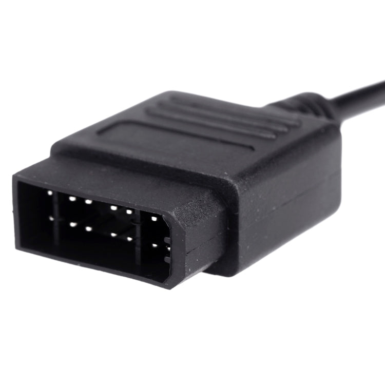 OBDII Adapter Cable for Nissan, Cable Length: 35cm, 16 Pin to 14 Pin