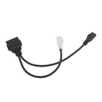 OBDII Diagnostic Cable for Audi, 2 x 2 Pin to 16 Pin