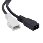 OBDII Diagnostic Cable for Audi, 2 x 2 Pin to 16 Pin