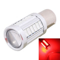 2PCS 1156/BA15S 16.5W 1155LM 630-660nm 33 LED SMD 5630 Red Light Car Brake Light Lamp Bulb for Vehicles, DC12V