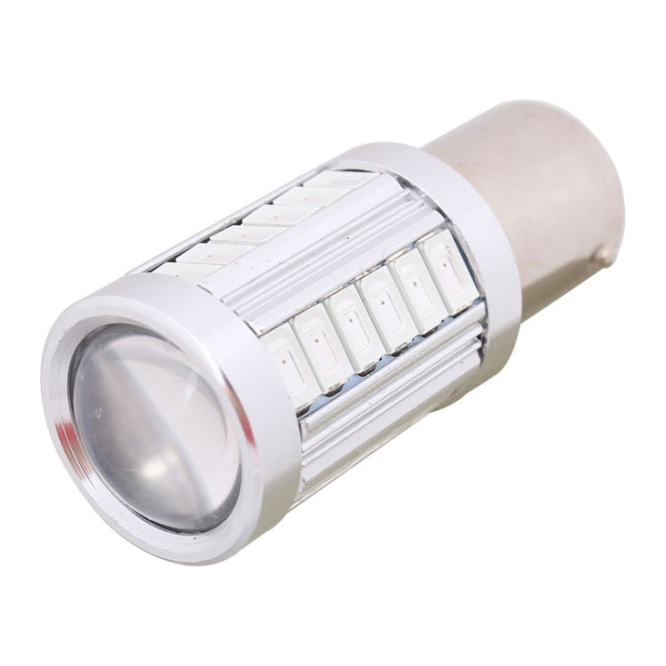 2PCS 1156/BA15S 16.5W 1155LM 630-660nm 33 LED SMD 5630 Red Light Car Brake Light Lamp Bulb for Vehicles, DC12V