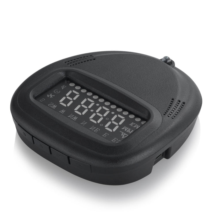 A1 2.0 inch Car GPS HUD Head Up Display Vehicle-mounted Security System, Support Speed & Real Time & Altitude & Over Speed Alarm & Compass & MPH & Auto Sleeping & KM & Satellite Signal
