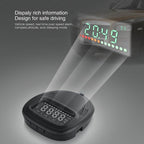 A1 2.0 inch Car GPS HUD Head Up Display Vehicle-mounted Security System, Support Speed & Real Time & Altitude & Over Speed Alarm & Compass & MPH & Auto Sleeping & KM & Satellite Signal