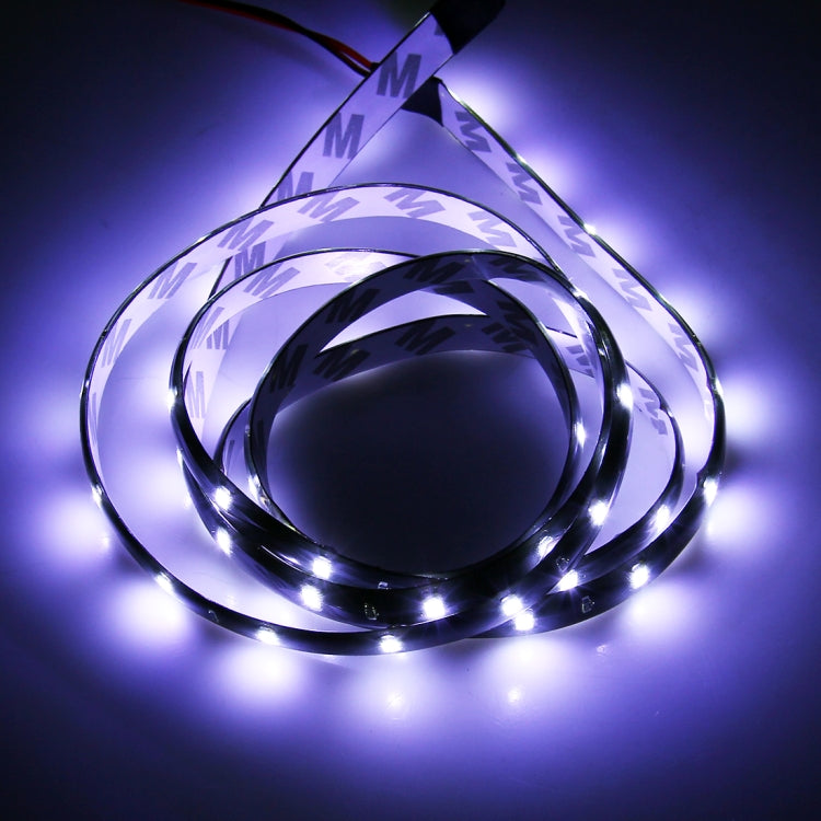 5 PCS 90cm 45 LED Waterproof Flexible Car Strip Light, DC 12V