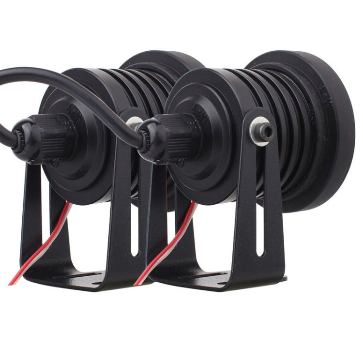2 PCS 2.5 inch 10W 900LM White + Yellow Light 6500K Waterproof LED Eagle Eye Light for Vehicles, DC 12V, Cable Length: 20cm