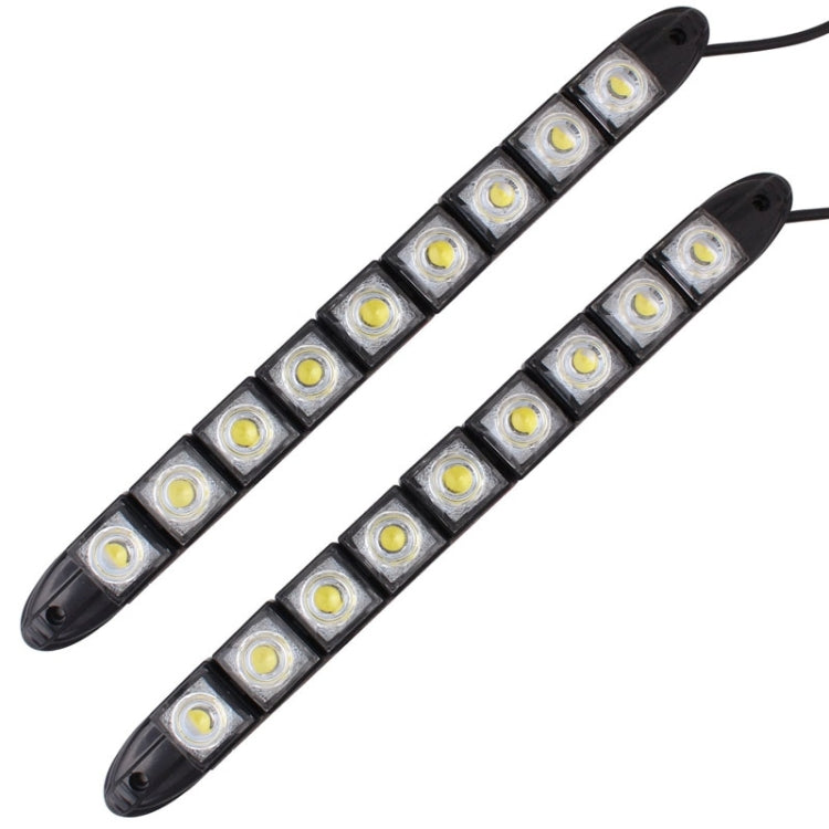 2 PCS 4.5W 9 LED SMD 5050 Flexible Snake LED Car Daytime Running Lights, DC 12V
