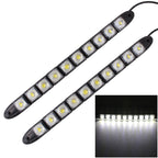 2 PCS 5W 10 LED SMD 5050 Flexible Snake LED Car Daytime Running Lights, DC 12V