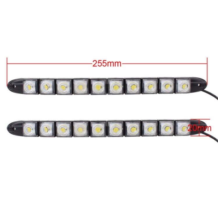 2 PCS 5W 10 LED SMD 5050 Flexible Snake LED Car Daytime Running Lights, DC 12V