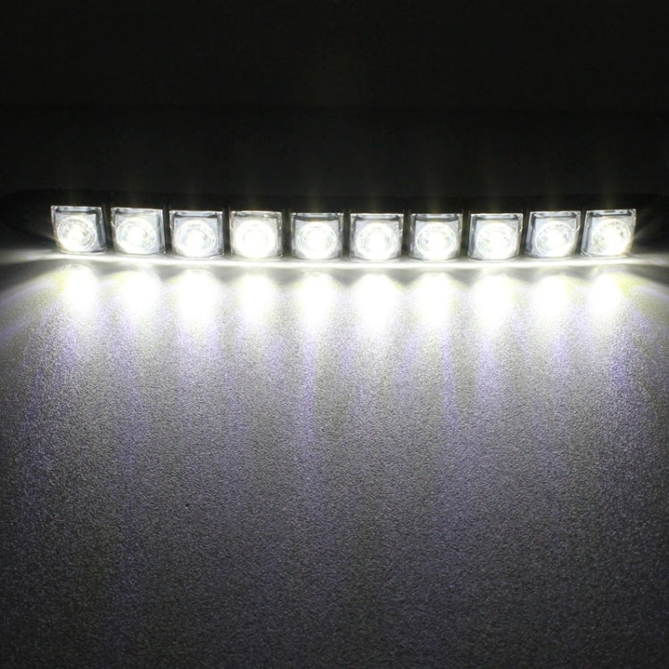 2 PCS 5W 10 LED SMD 5050 Flexible Snake LED Car Daytime Running Lights, DC 12V