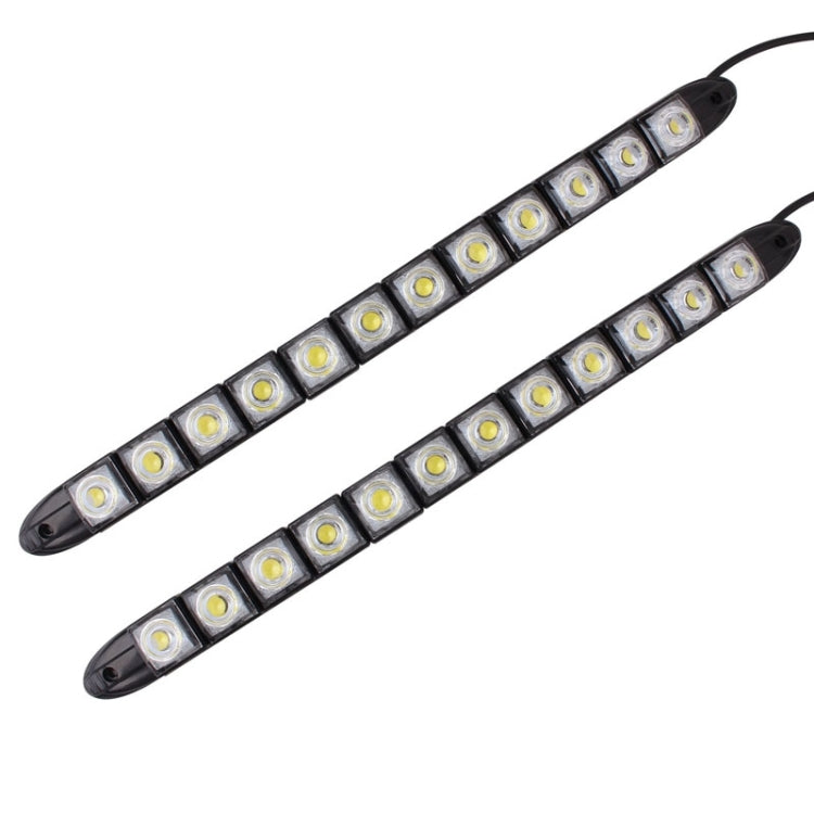 2 PCS 6W 12 LED SMD 5050 Flexible Snake LED Car Daytime Running Lights, DC 12V