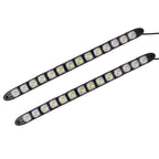2 PCS 7W 14 LED SMD 5050 Flexible Snake LED Car Daytime Running Lights, DC 12V