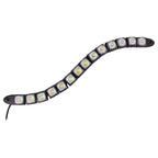 2 PCS 7W 14 LED SMD 5050 Flexible Snake LED Car Daytime Running Lights, DC 12V