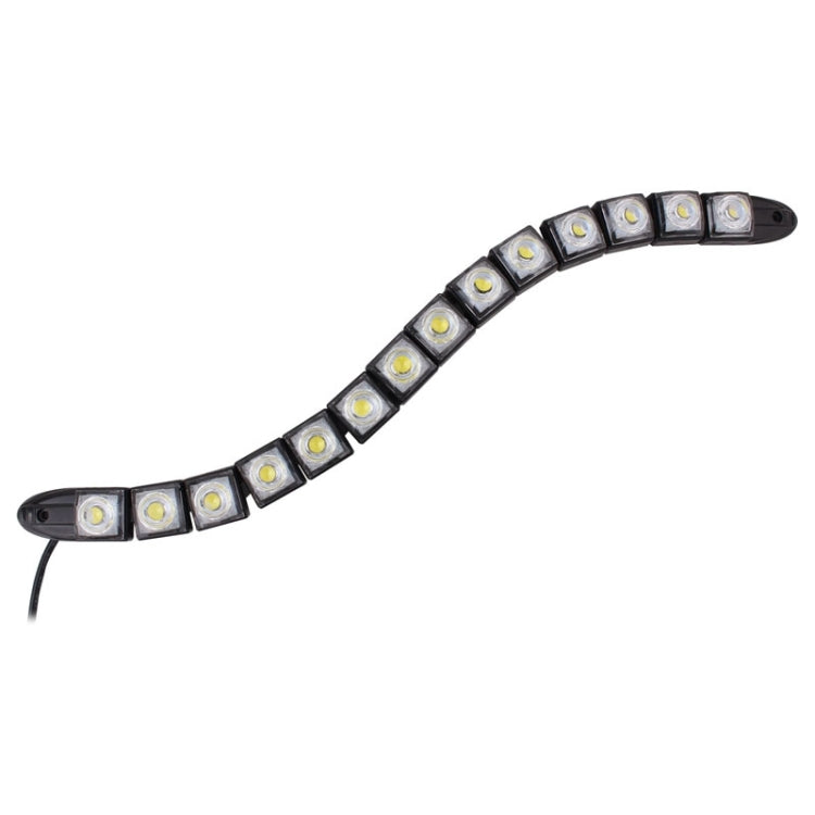 2 PCS 7W 14 LED SMD 5050 Flexible Snake LED Car Daytime Running Lights, DC 12V