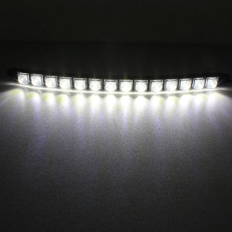 2 PCS 7W 14 LED SMD 5050 Flexible Snake LED Car Daytime Running Lights, DC 12V