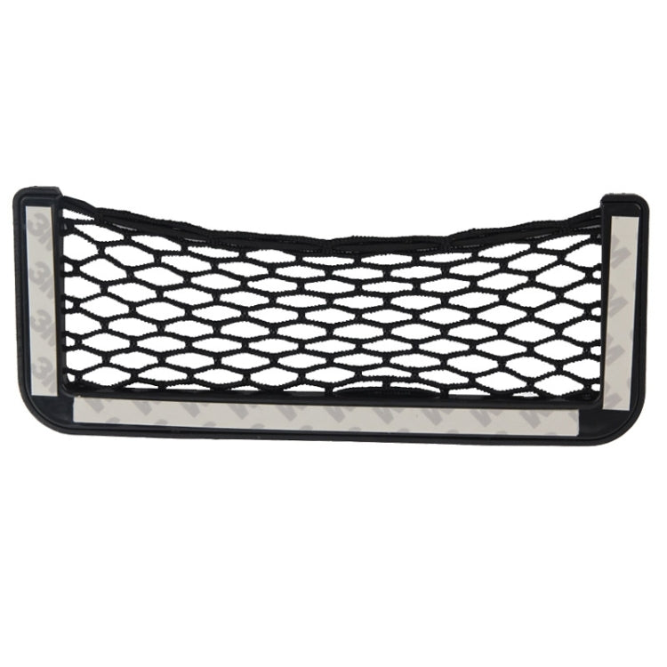 Car Net Pockets 20cm x 8cm Automotive Storage String Bag with Adhesive
