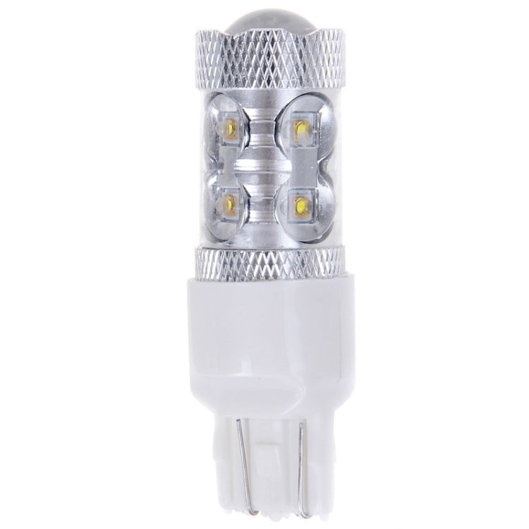 2 PCS 7443 650 Lumen 50W 10-3535-LEDs 6500K White Light Brake Light, DC 12-24V