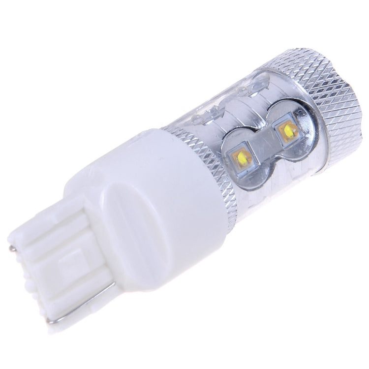 2 PCS 7440 650 Lumen 50W 10-3535-LEDs 6500K White Light Car Brake Light, DC 12-24V