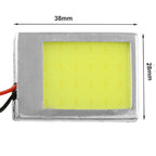 9W White Light LED Car Interior Lamp with T10 Dome + BA9S Festoon Adapter