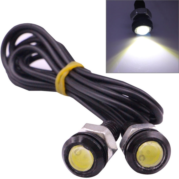 2 PCS 2x 2W Waterproof Eagle Eye Light White LED Light for Vehicles, Cable Length: 60cm — view 11