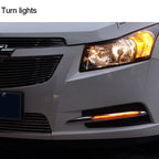 2 PCS 2x 2W Waterproof Eagle Eye Light White LED Light for Vehicles, Cable Length: 60cm