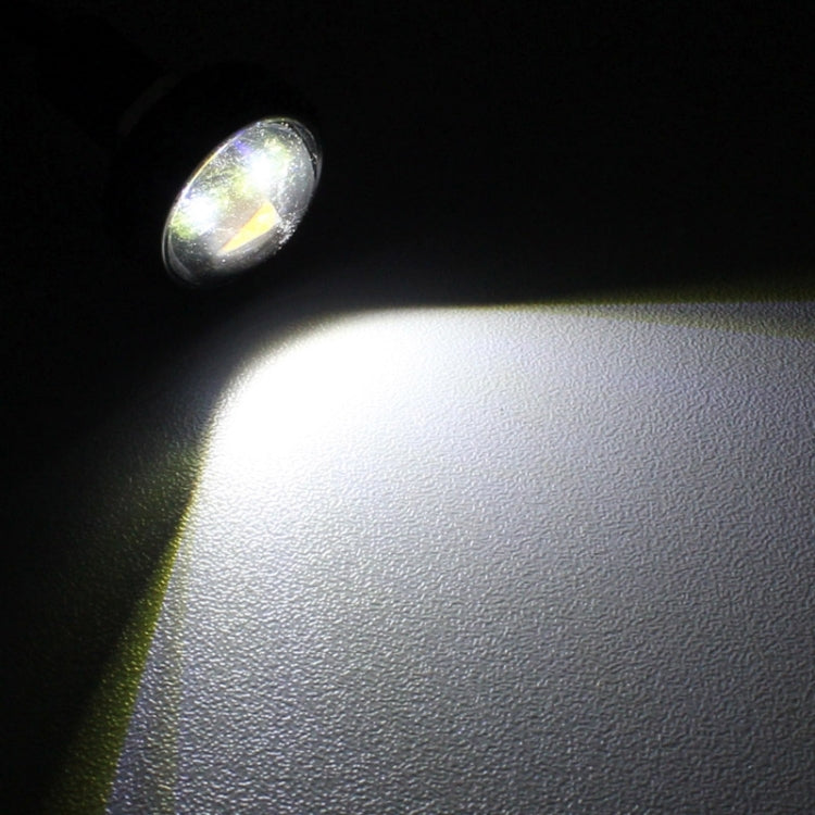 2 PCS 22.5mm 2W 200LM White + Yellow Light 4 LED SMD 5630 Eagle Eye Car Steering Light Daytime Running Light