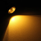 2 PCS 22.5mm 2W 200LM White + Yellow Light 4 LED SMD 5630 Eagle Eye Car Steering Light Daytime Running Light