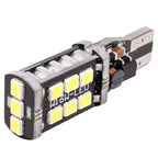 2 PCS T15 3W White LED 300LM SMD 2835 Car Rear Fog Lamp / Backup Light for Vehicles, DC 12V — T15+3W 300LM/6500K