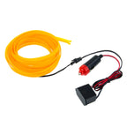 Waterproof Flat Flexible Car Strip Light with Driver for Car Decoration, Length: 5m