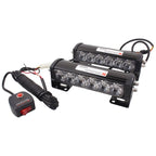 2 PCS 6 inch 6 LED 2 x 18W Car Flash Warning Light Yellow Change White Waterproof Emergency Light, DC 12V