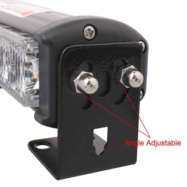 2 PCS 6 inch 6 LED 2 x 18W Car Flash Warning Light Yellow Change White Waterproof Emergency Light, DC 12V