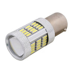 2PCS 1156 10W 540LM White Light 54 LED 4014 SMD Car Brake Light Steering Light Bulb, DC 12V
