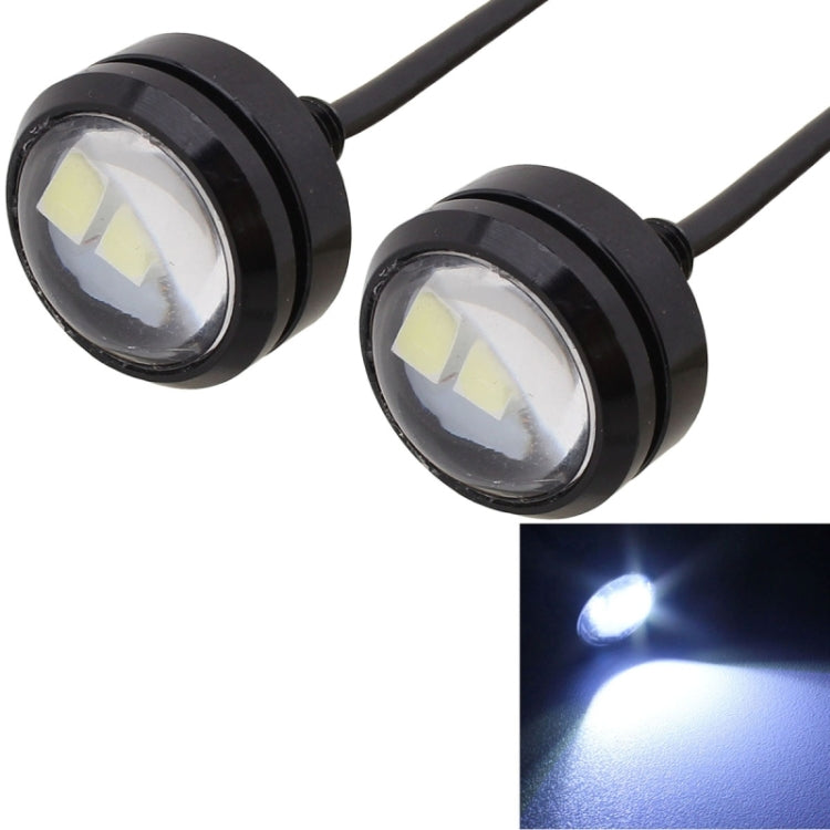 2 PCS 22.5mm 1.5W 150LM Ice Blue Light 3 LED SMD 5630 Spotlight Eagle Eye Light Daytime Running Light for Vehicles — view 12