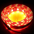 White 60 LED 5050 SMD Waterproof Flexible Car Strip Light, DC 12V, Length: 1m
