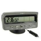 3.6 inch LCD Car Digital Thermometer with Time / Date / Week / Alarm / Car Storage Battery Voltage Display