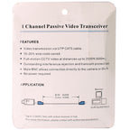 Passive BNC Network Video Balun Transceiver