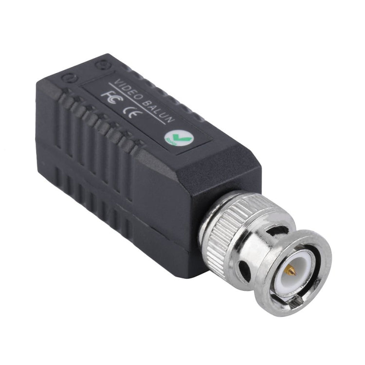 2 PCS CCTV Twisted BNC Single Channel Passive Video Balun Transceiver