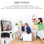 to VGA Signal Converter, S-Video / BNC