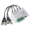 Passive Video Balun, CCTV Via Twisted Pairs, 4 CH UTP