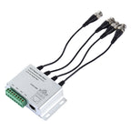 Passive Video Balun, CCTV Via Twisted Pairs, 4 CH UTP